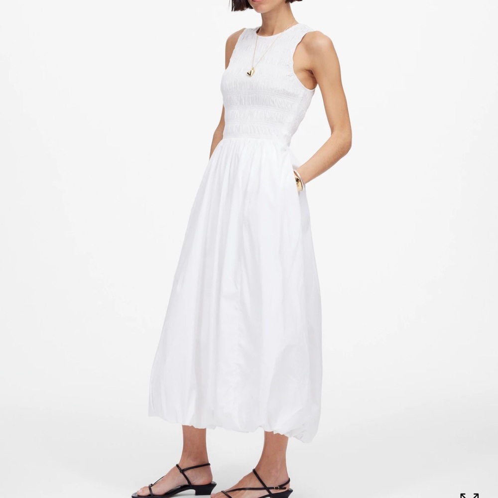 Madewell Sleeveless Midi bubble Dress